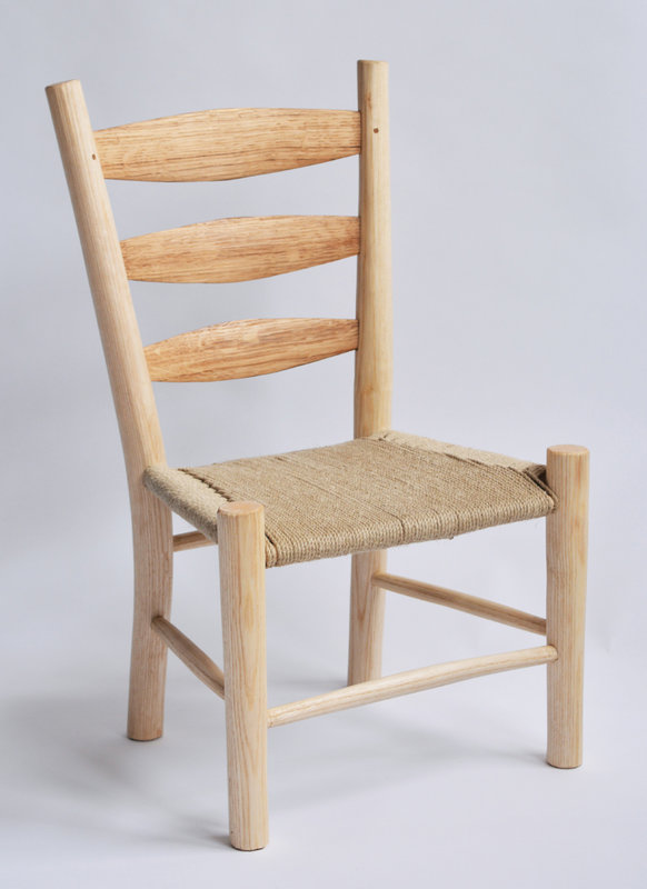 Child's ladderback chair Ben Willis Woodcraft